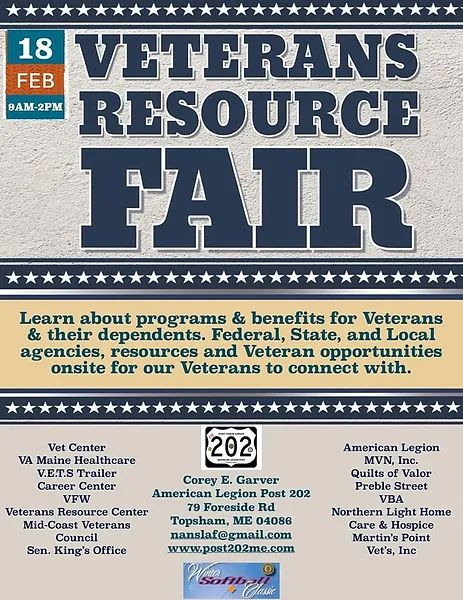 Veterans Resource Fair at Pinelands farm.