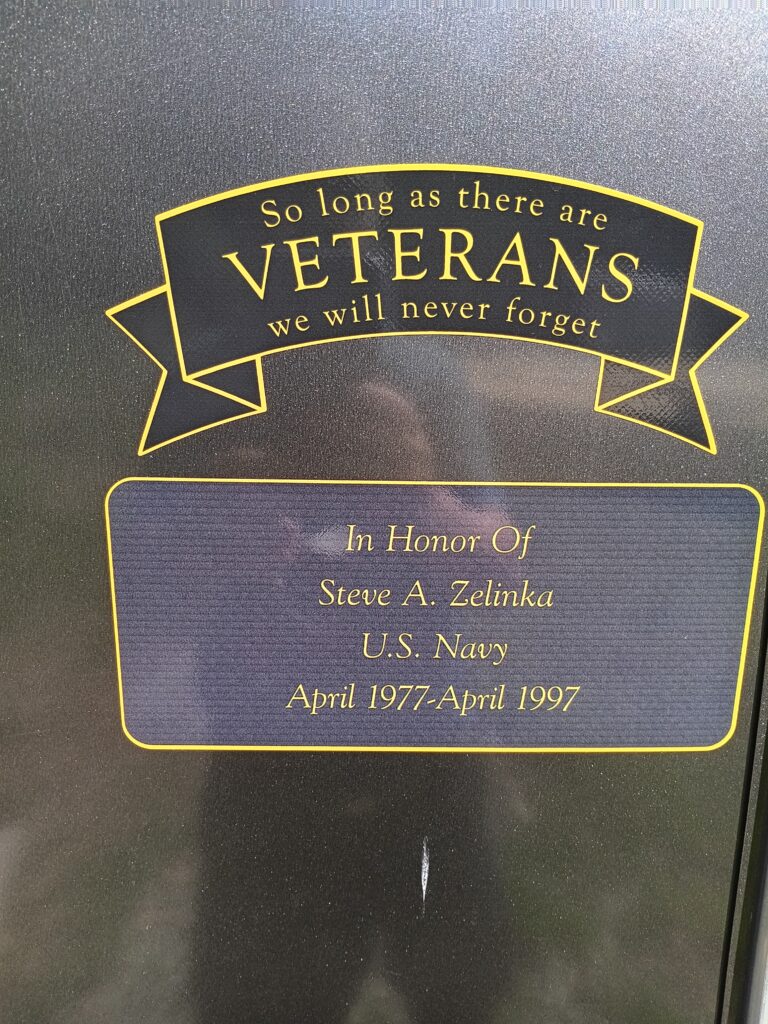 Trailer 41 is Dedicated to Steve A Zelinka for his Service in the Navy.